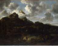 Ruisdael Jacob Isaaksz van Mountainous Landscape - Hermitage